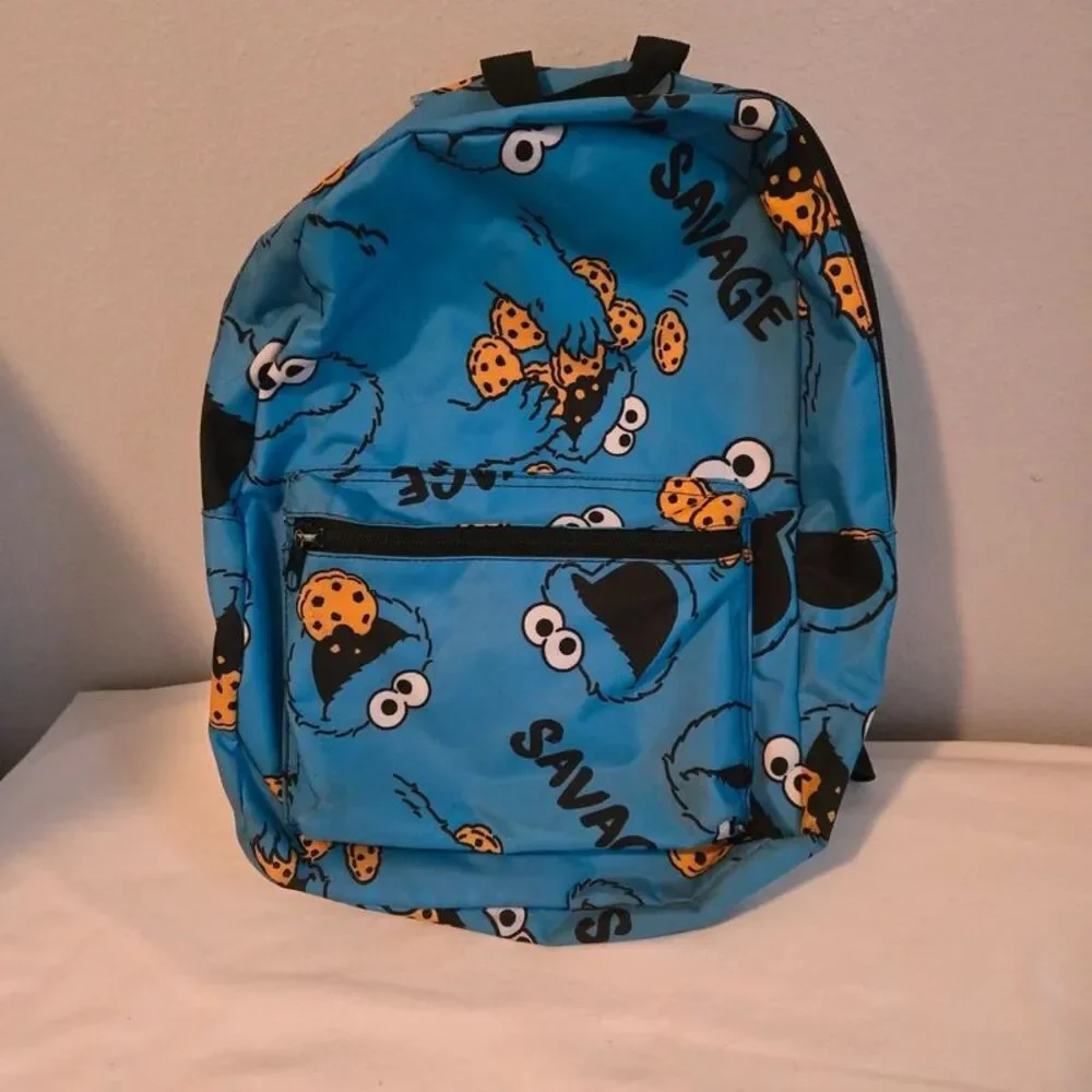 Cookie Monster Savage Booksack Backpack